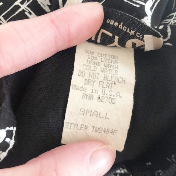 Vintage Paris Print Midi High Waisted Skirt Small - Picture 3 of 5